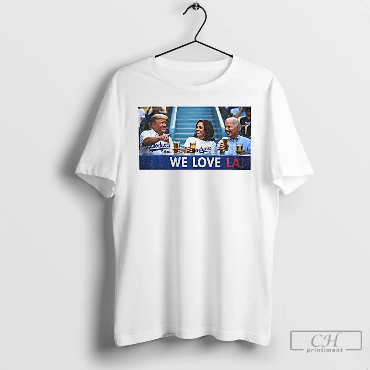 Trump Biden Kamala Dodger Stadium We Love La Dodgers T-Shirts, Hoodie, Sweatshirt