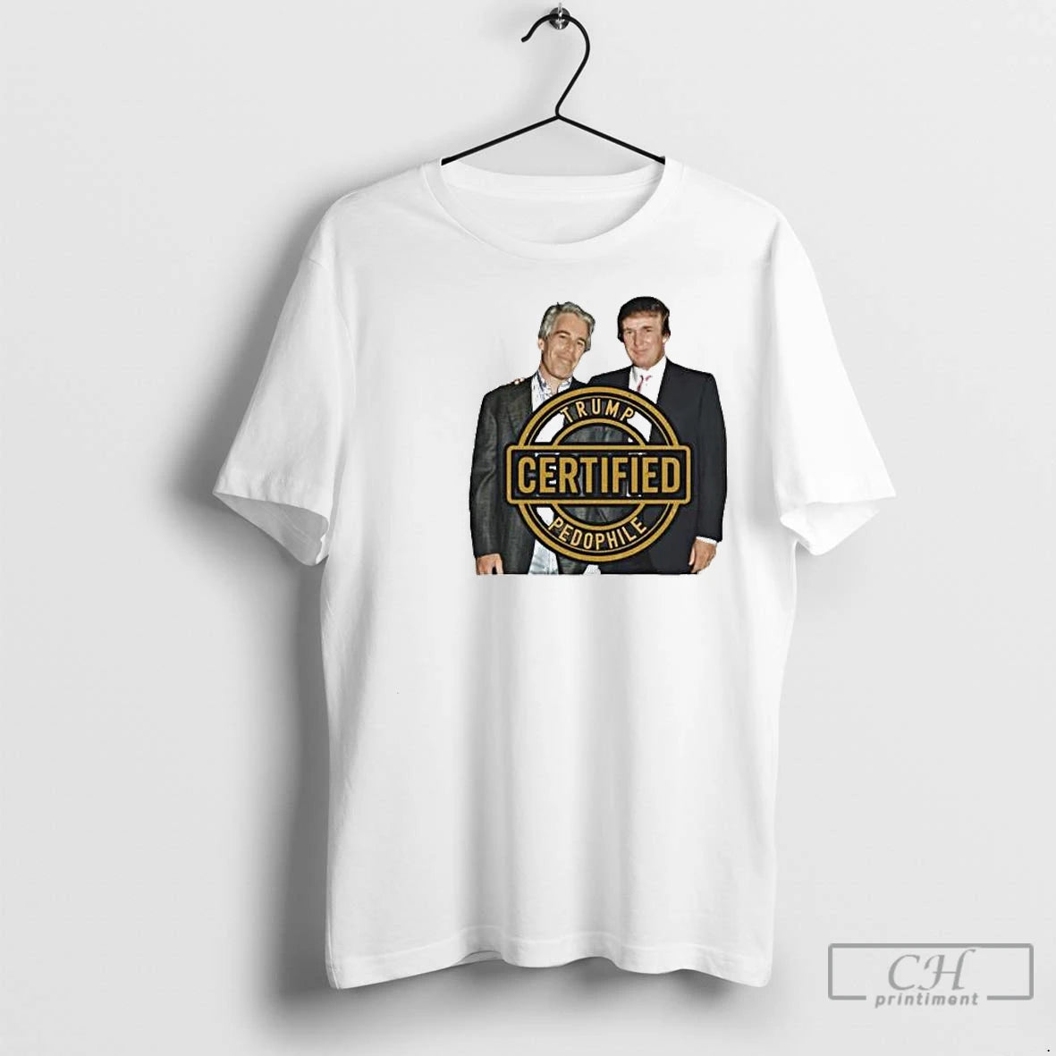 Premium Trump Certified Pedophile Trump Bubba 2025 Circle White T-Shirts, Hoodie, Sweatshirt | InkNestWear.com