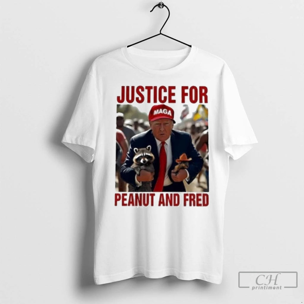 Premium Trump Peanut The Squirrel Justice For Peanut Maga Peanut Trump Dont Tread On Me T-Shirts, Hoodie, Sweatshirt