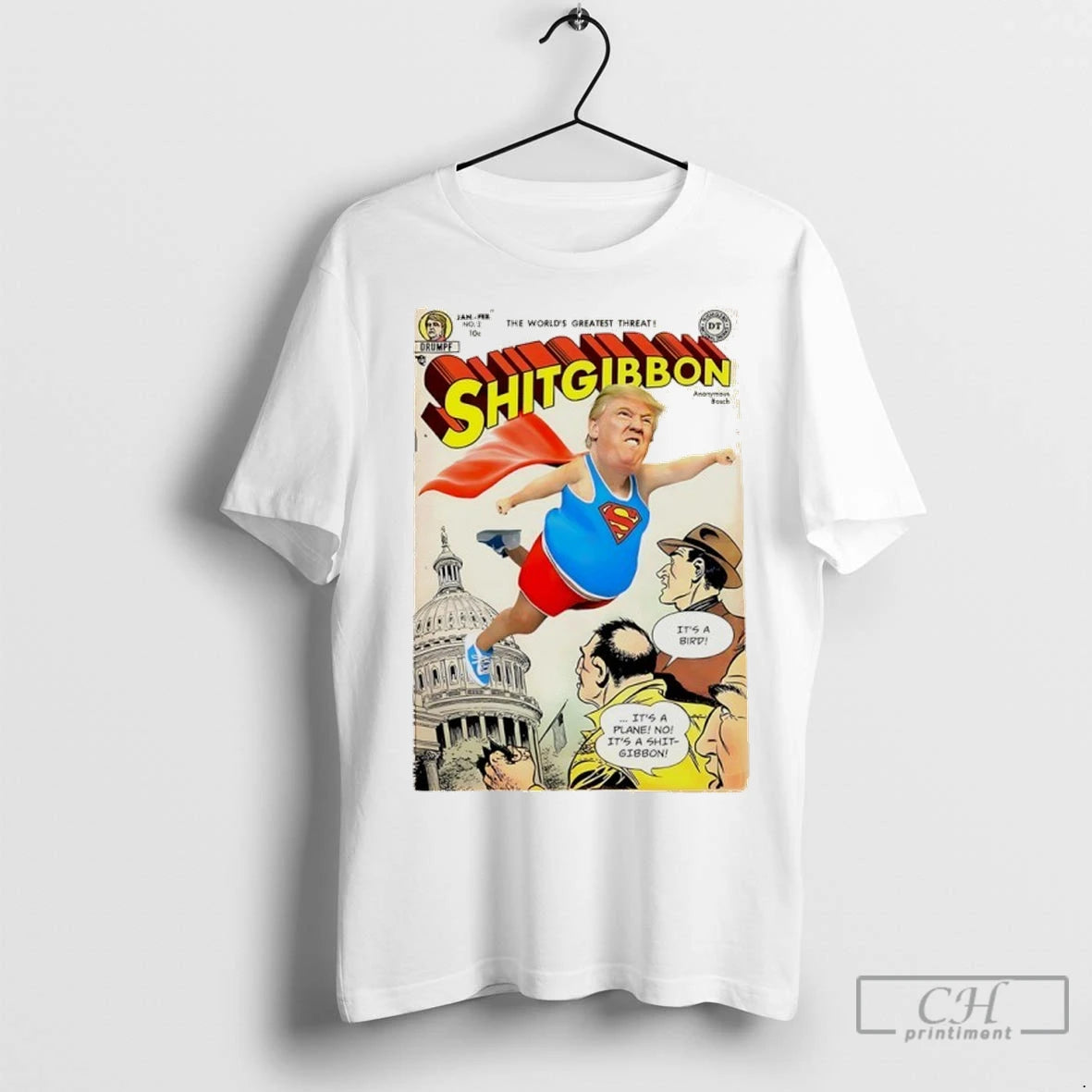 Premium Trump Shitgibbon Its A Bird Meme T-Shirts, Hoodie, Sweatshirt | InkNestWear.com