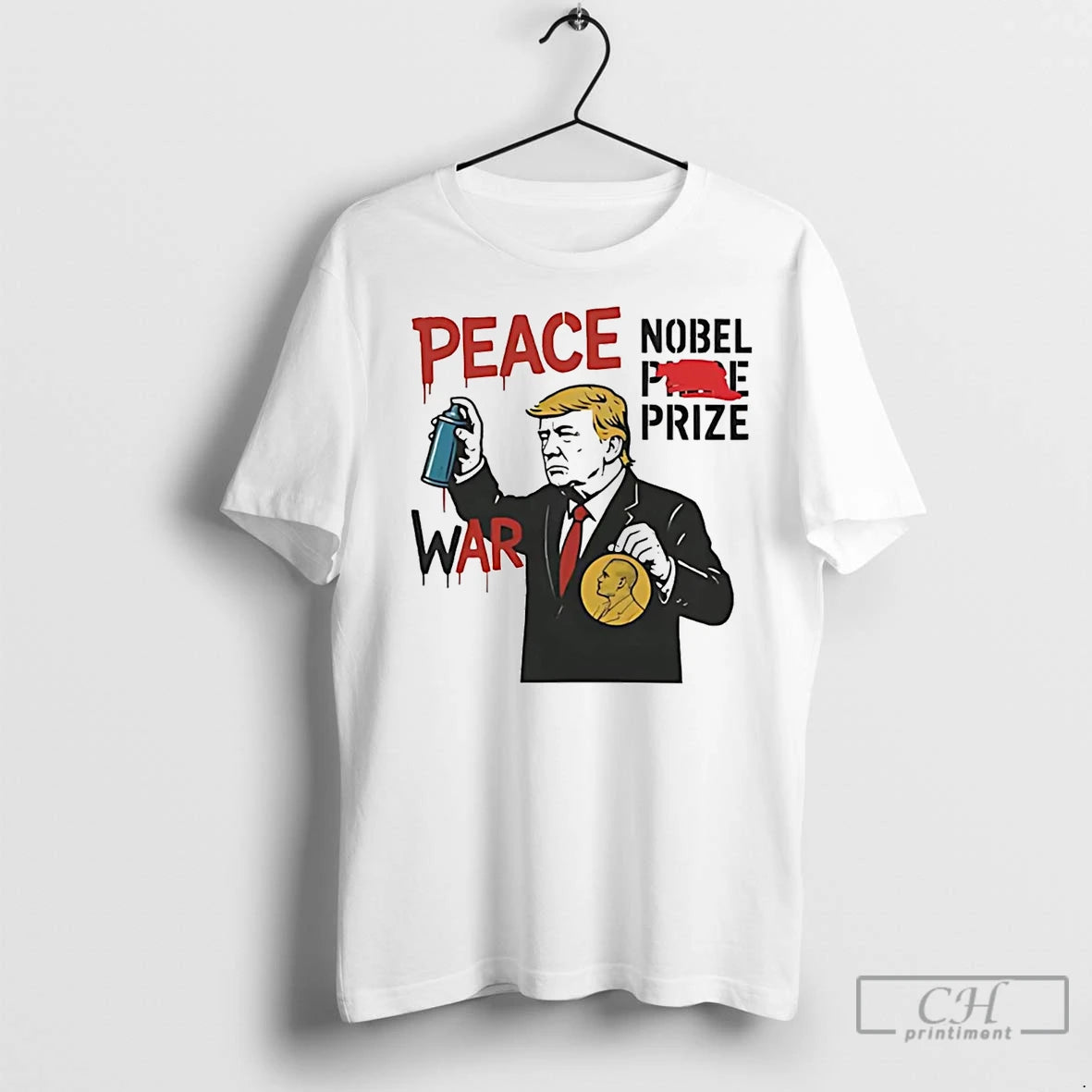 Premium Trump Peace Nobel Prize War T-Shirts, Hoodie, Sweatshirt | InkNestWear.com