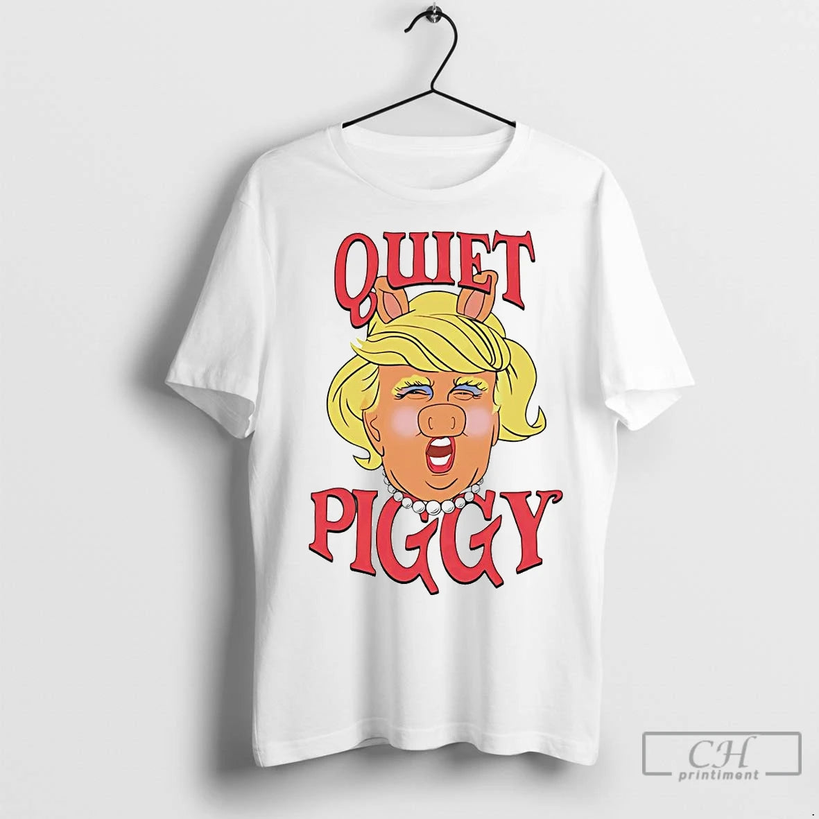 Premium Trump Pig Quiet Piggy Anti Trump T-Shirts, Hoodie, Sweatshirt | InkNestWear.com