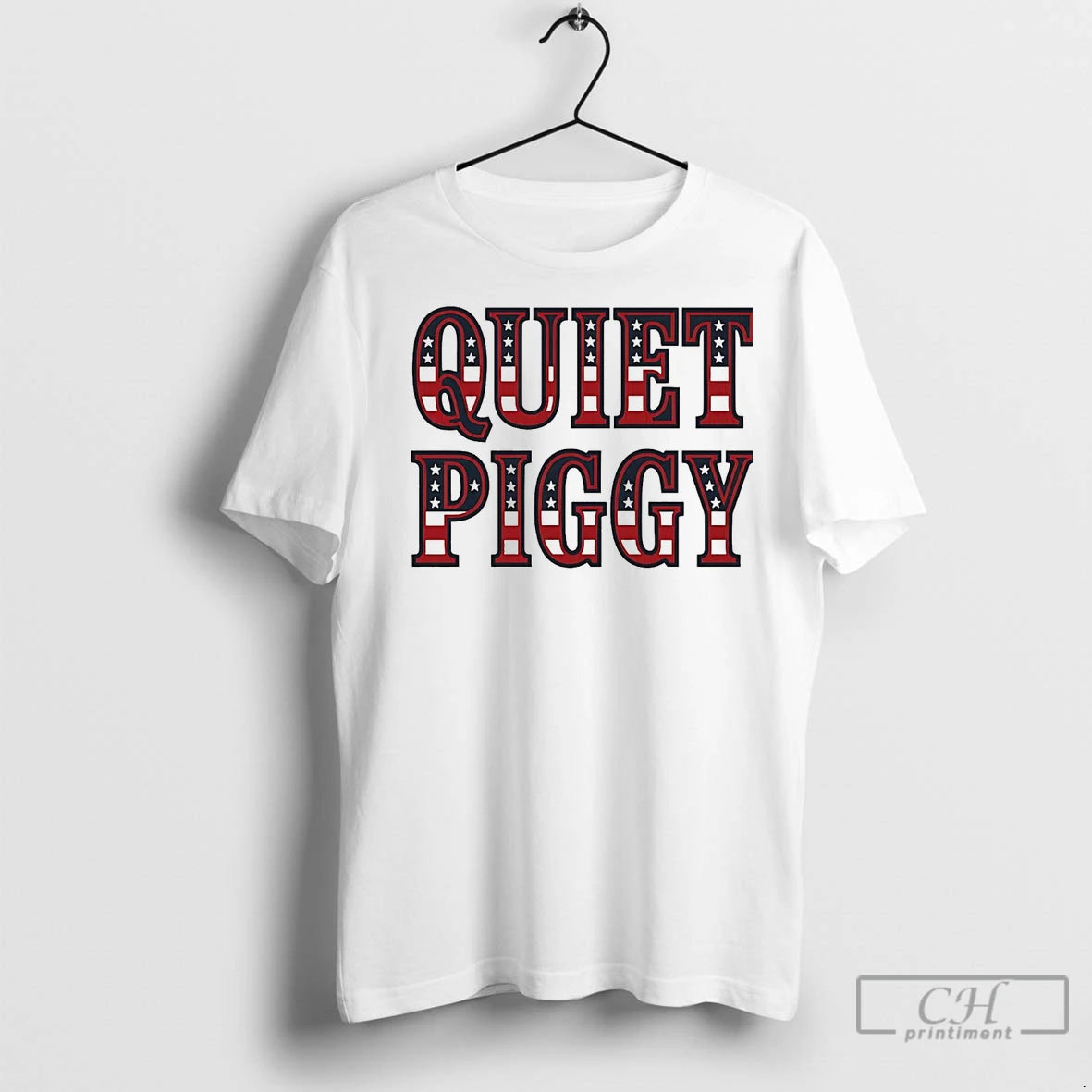 Premium Trump Quiet Piggy Usa Flag T-Shirts, Hoodie, Sweatshirt | InkNestWear.com