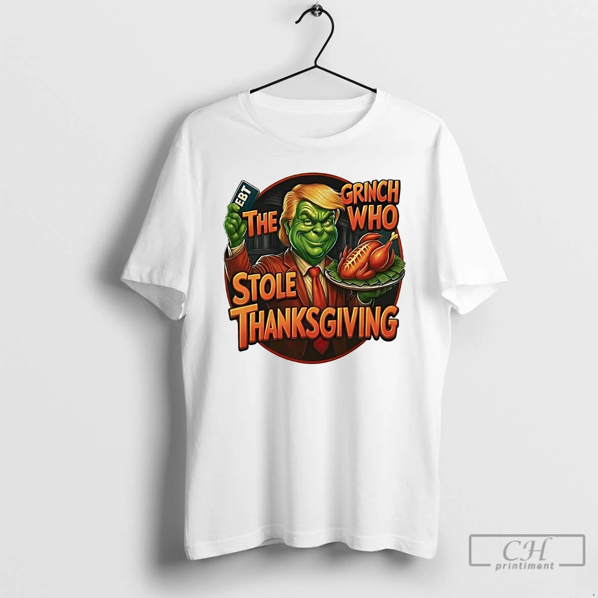 Premium Trump The Grinch Who Stole Thanksgiving T Shirts Hoodie, Sweatshirt | InkNestWear.com