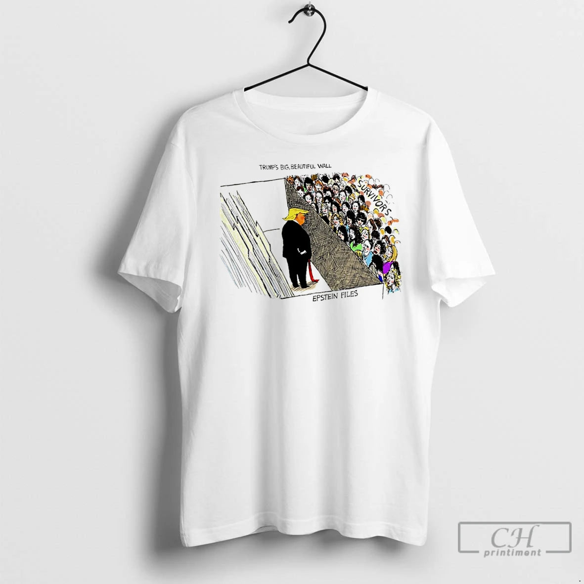 Premium Trumps Big Beautiful Wall Epstein Files T-Shirts, Hoodie, Sweatshirt | InkNestWear.com