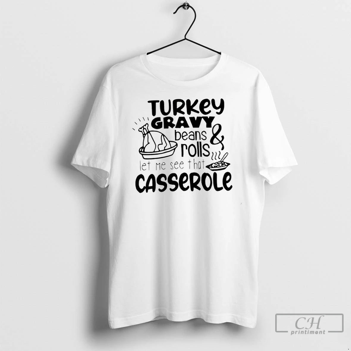 Premium Turkey Gravy Beans And Rolls Thanksgiving T-Shirts, Hoodie, Sweatshirt | InkNestWear.com