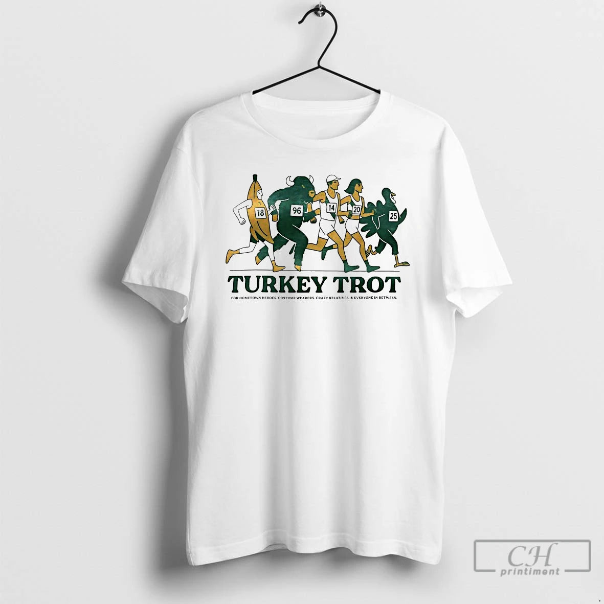Premium Turkey Trot For Hometown Heroes Costume Wearers T-Shirts, Hoodie, Sweatshirt | InkNestWear.com