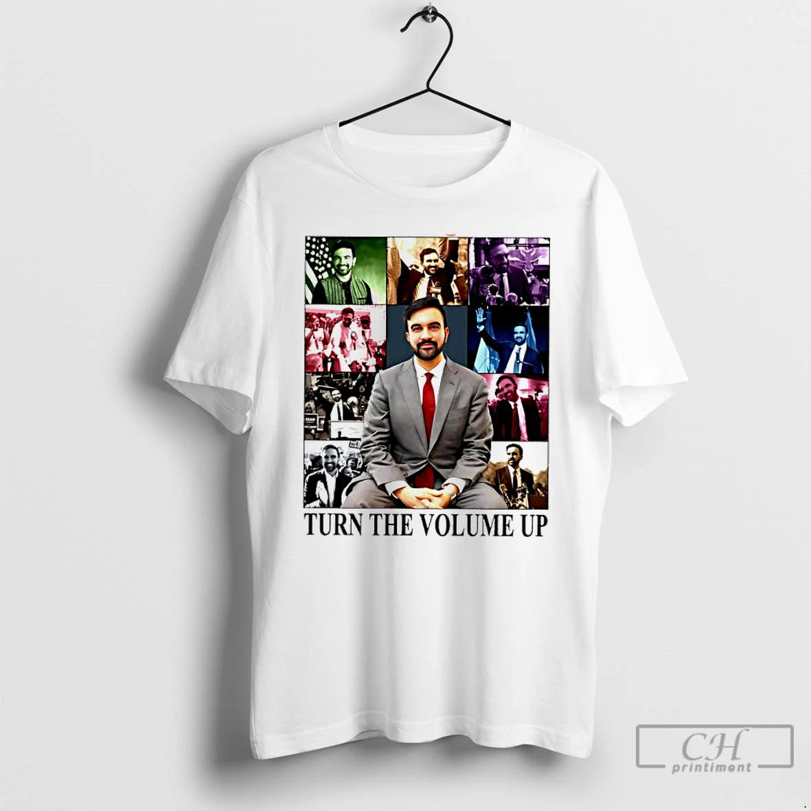 Premium Turn The Volume Up Zohran For New York City Mayor The Era Tour T-Shirts, Hoodie, Sweatshirt | InkNestWear.com