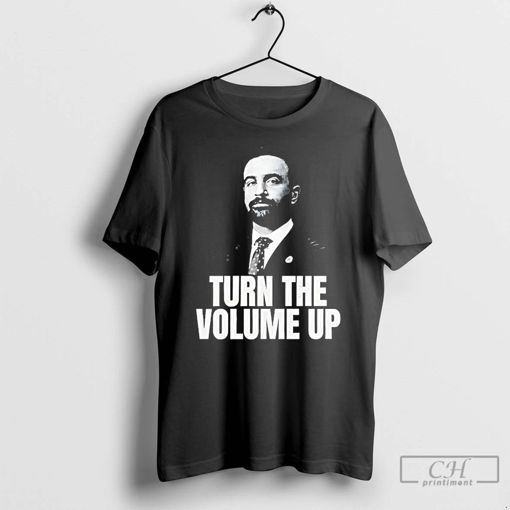 Premium Turn The Volume Up Zohran Mamdani 2026 Vintage T Shirts Hoodie, Sweatshirt | InkNestWear.com