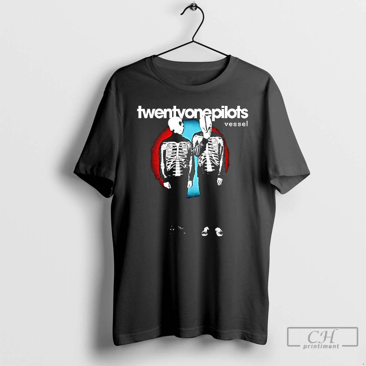 Premium Twenty One Pilots Album Vessel Anniversary Skeleton T-Shirts, Hoodie, Sweatshirt | InkNestWear.com