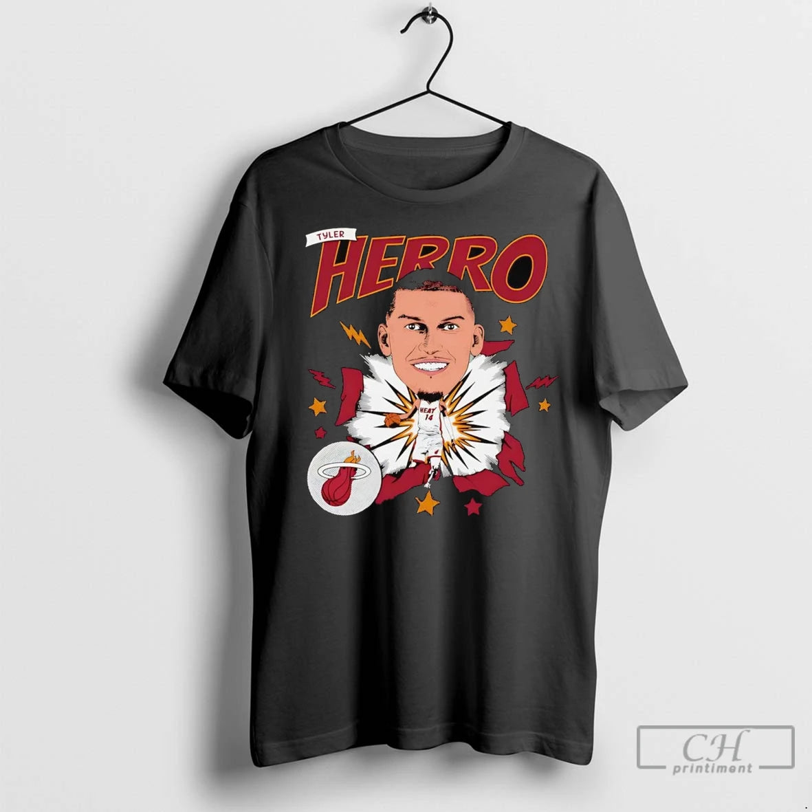 Premium Tyler Herro Caricature Miami Heat T-Shirts, Hoodie, Sweatshirt | InkNestWear.com