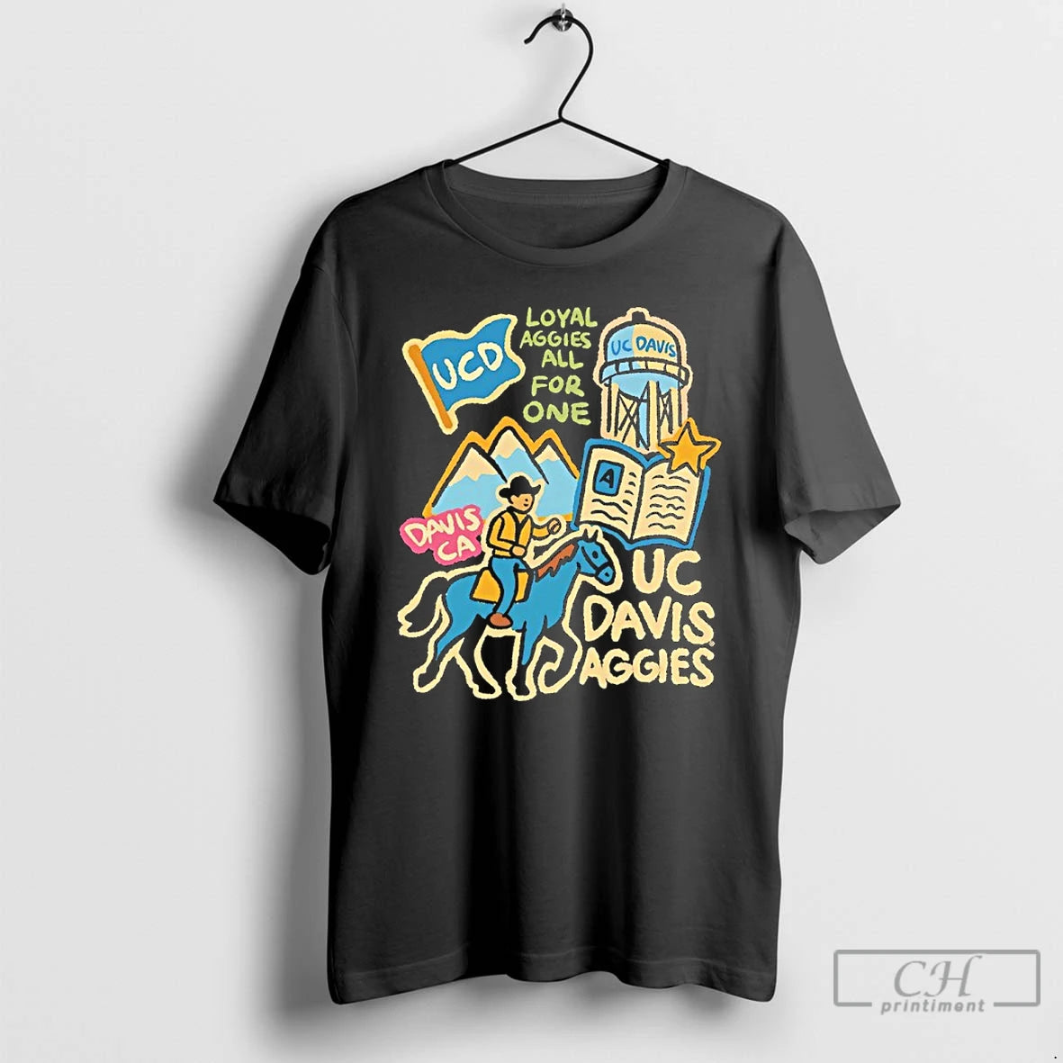 Premium Uc Davis Aggies Loyal Aggies All For One T-Shirts, Hoodie, Sweatshirt | InkNestWear.com