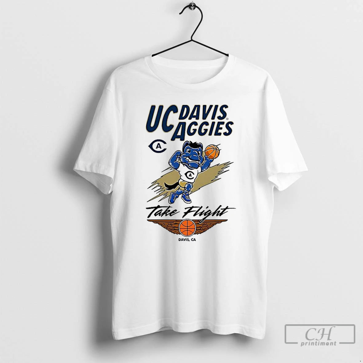 Premium Uc Davis Aggies Basketball Take Flight Mascot T-Shirts, Hoodie, Sweatshirt | InkNestWear.com
