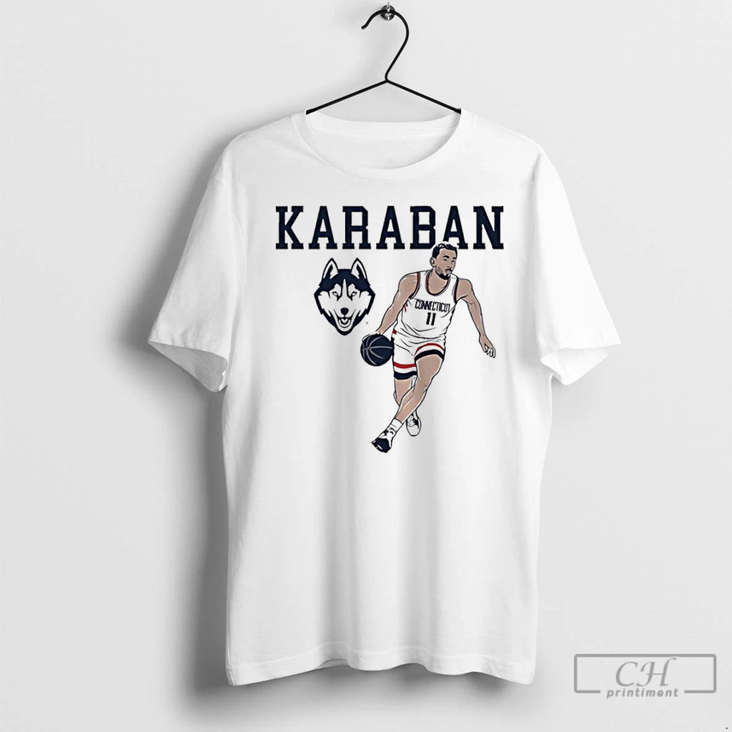 Premium Uconn Huskies Basketball Alex Karaban Ame Pose Star T-Shirts, Hoodie, Sweatshirt | InkNestWear.com