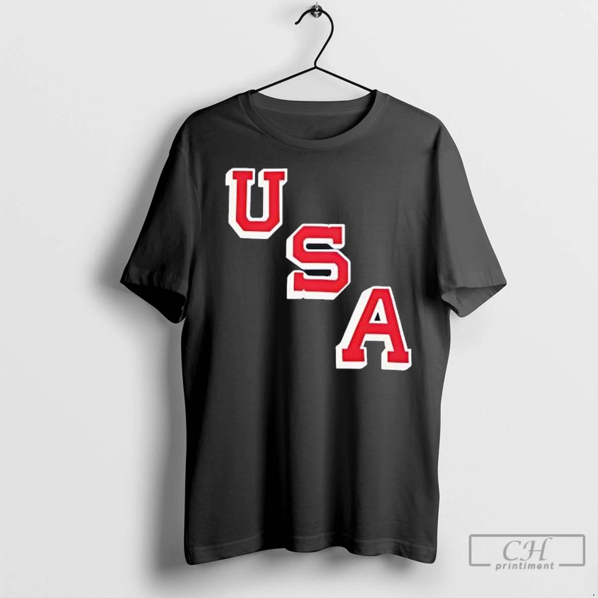 Premium Usa Hockey Diagonal Graphic T-Shirts, Hoodie, Sweatshirt | InkNestWear.com