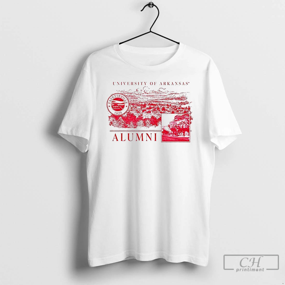 University Arkansas Alumni Fayetteville Regnat Populus Campus Collage T-Shirts, Hoodie, Sweatshirt