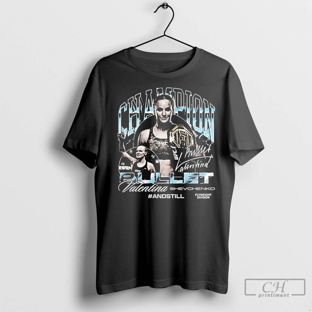 Premium Valentina Shevchenko Flyweight Champion 2025 T-Shirts, Hoodie, Sweatshirt | InkNestWear.com