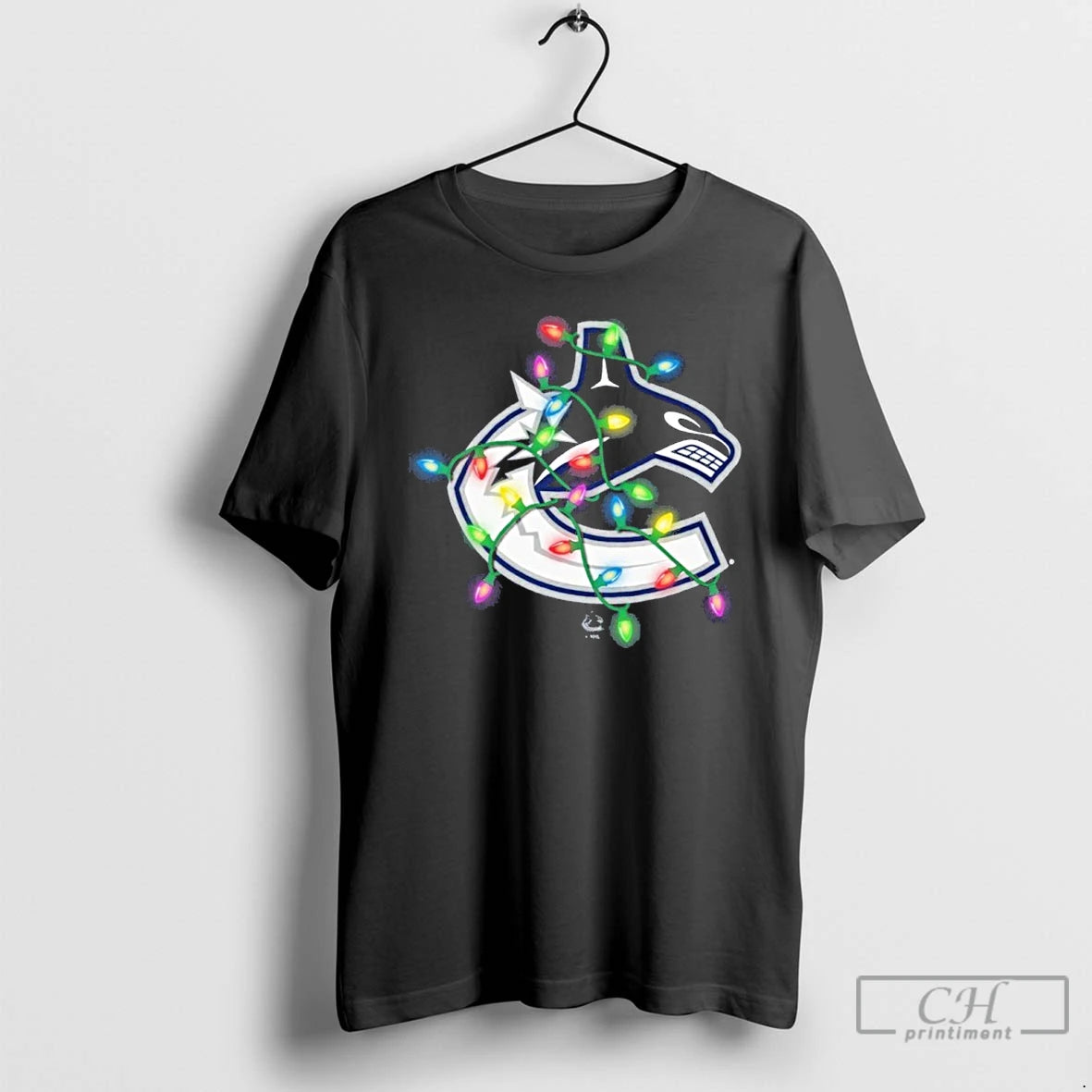 Premium Vancouver Canucks Logo Lights Christmas T-Shirts, Hoodie, Sweatshirt | InkNestWear.com