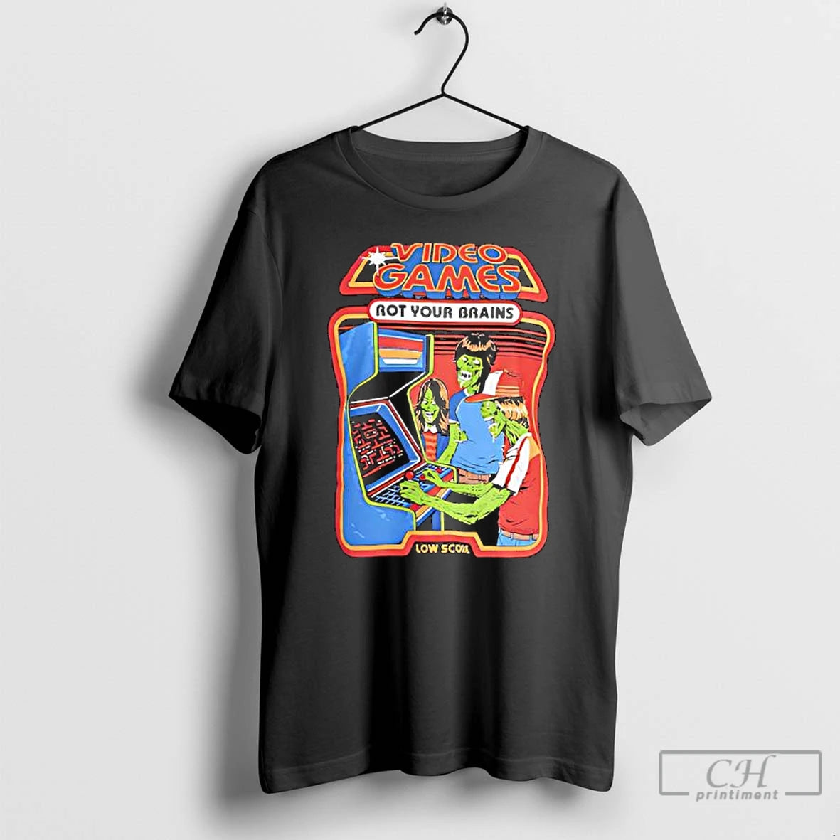 Premium Video Games Rot Your Brain Graphic T-Shirts, Hoodie, Sweatshirt | InkNestWear.com