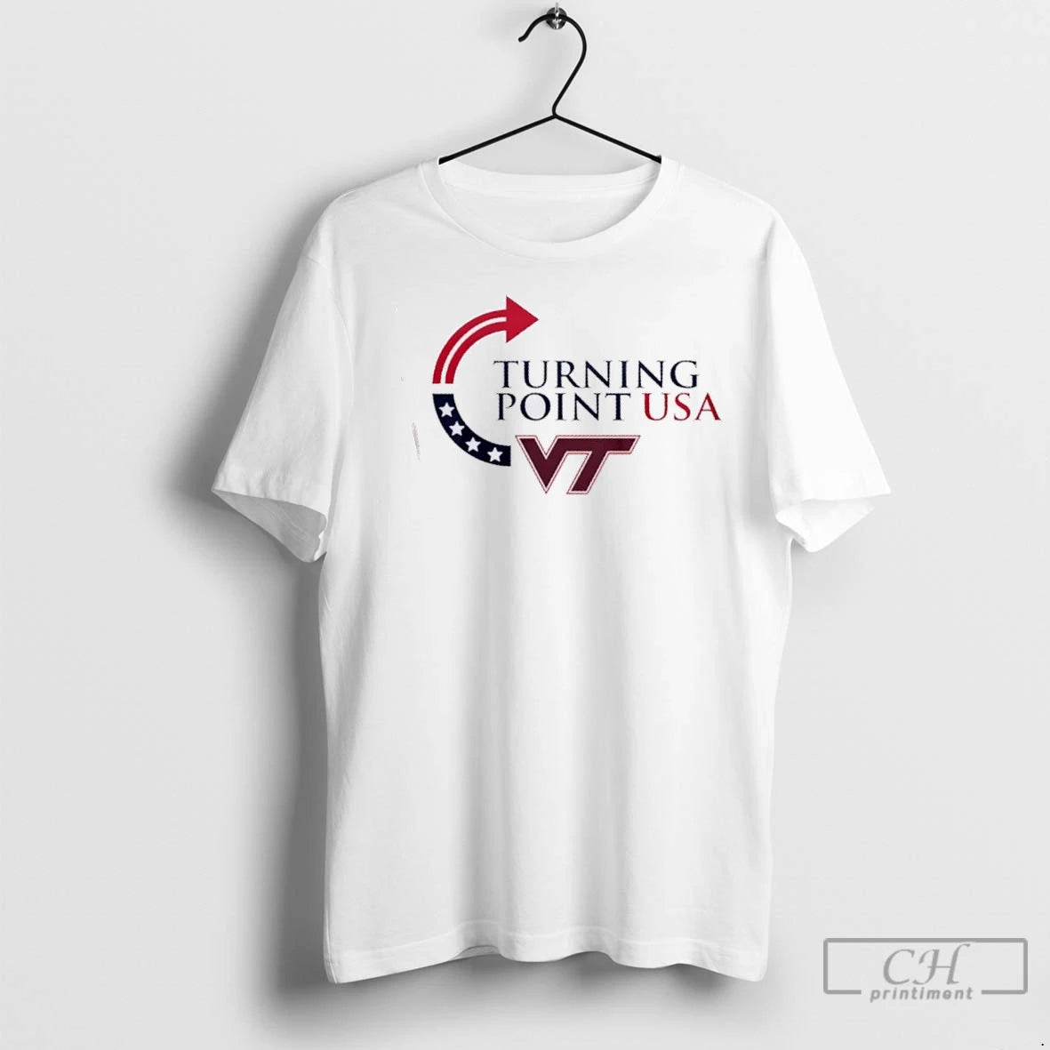 Premium Virginia Tech Hokies X Turning Point Usa Freedom Charlie Kirk 2 Sided T-Shirts, Hoodie, Sweatshirt | InkNestWear.com