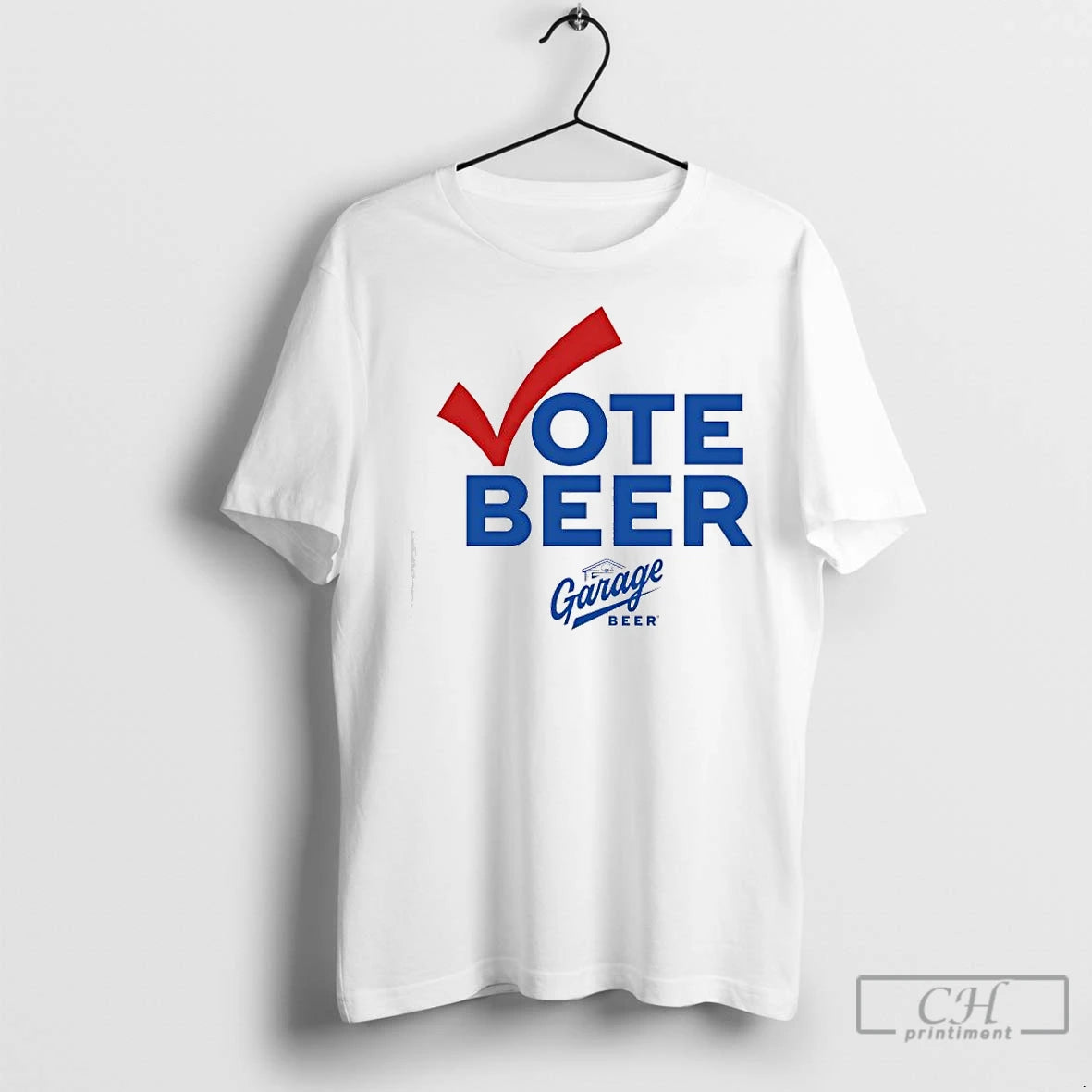 Premium Vote Beer Garage Beer Promotional Logo T-Shirts, Hoodie, Sweatshirt | InkNestWear.com