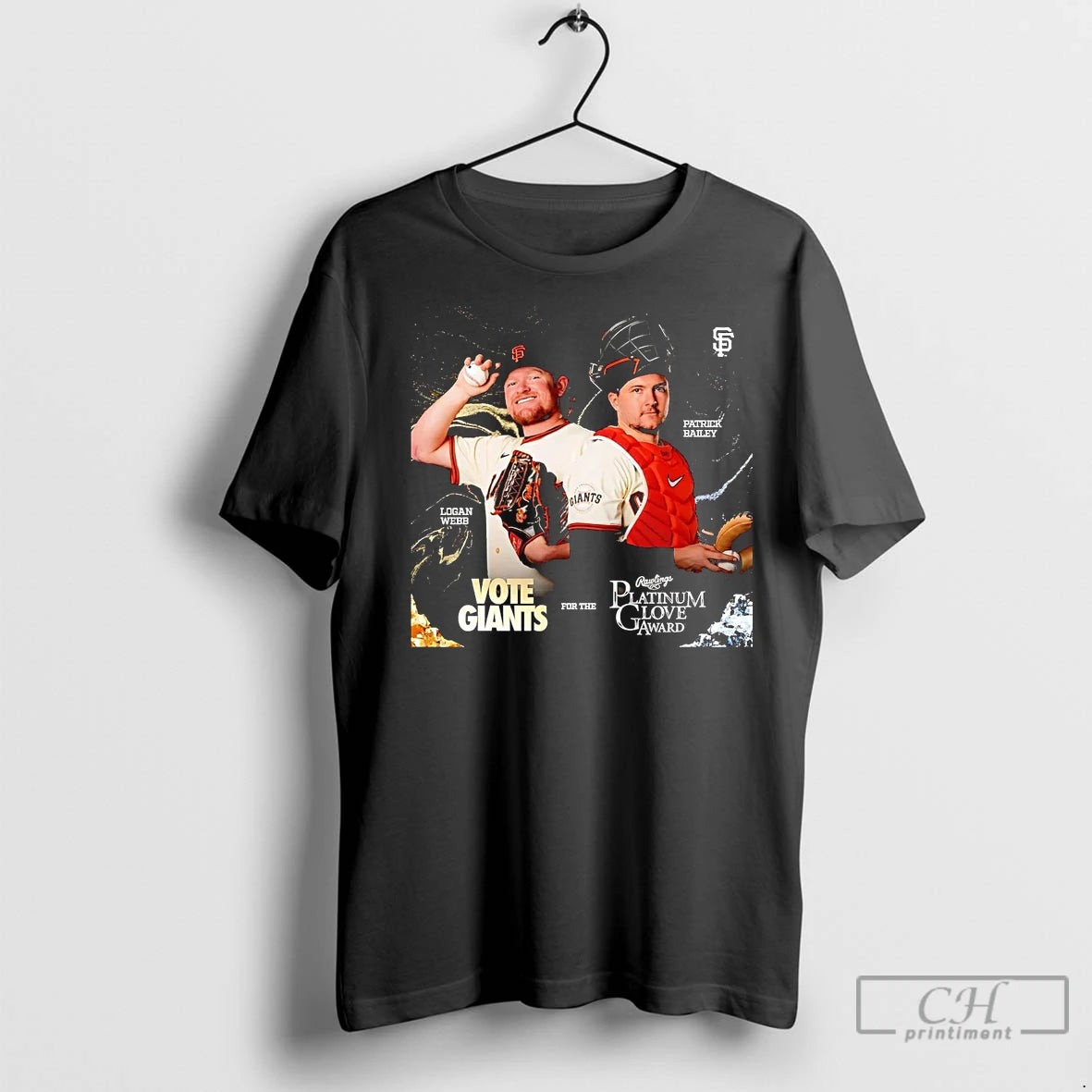 Premium Vote Sf Giants For The Rawlings Platinum Glove Award T-Shirts, Hoodie, Sweatshirt | InkNestWear.com