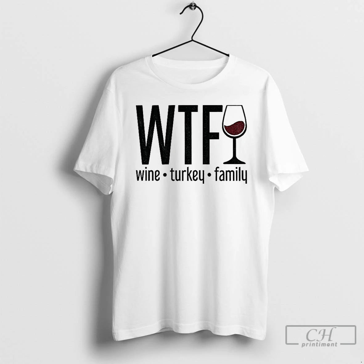 Premium Wtf Wine Turkey Family Trendy Fall Funny Happy Thanksgiving T-Shirts, Hoodie, Sweatshirt | InkNestWear.com