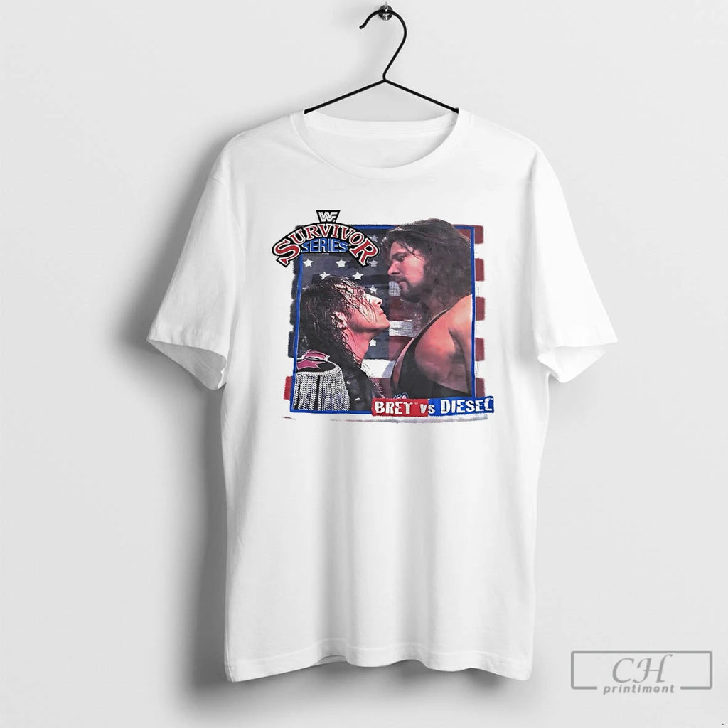 Premium Wwf Survivor Series Diesel And Bret Hart 1995 Vintage T-Shirts, Hoodie, Sweatshirt | InkNestWear.com