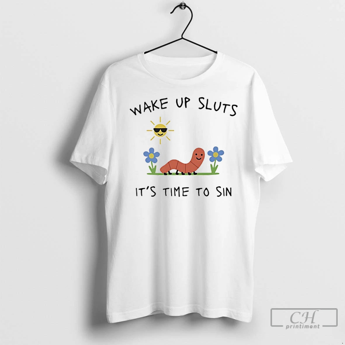 Premium Wake Up Sluts Its Time To Sin T-Shirts, Hoodie, Sweatshirt | InkNestWear.com