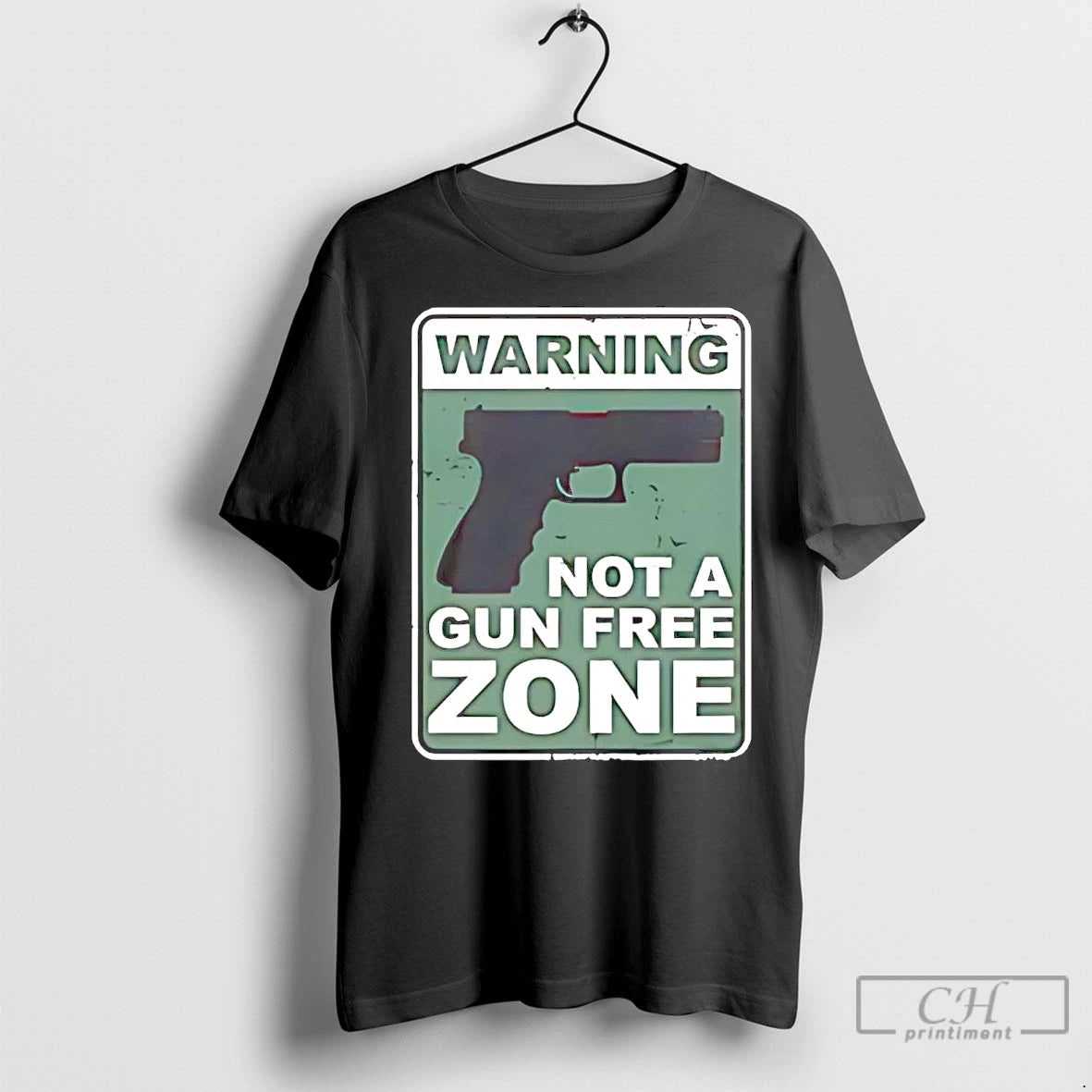 Premium Warning Not A Gun Free Zone T-Shirts, Hoodie, Sweatshirt | InkNestWear.com
