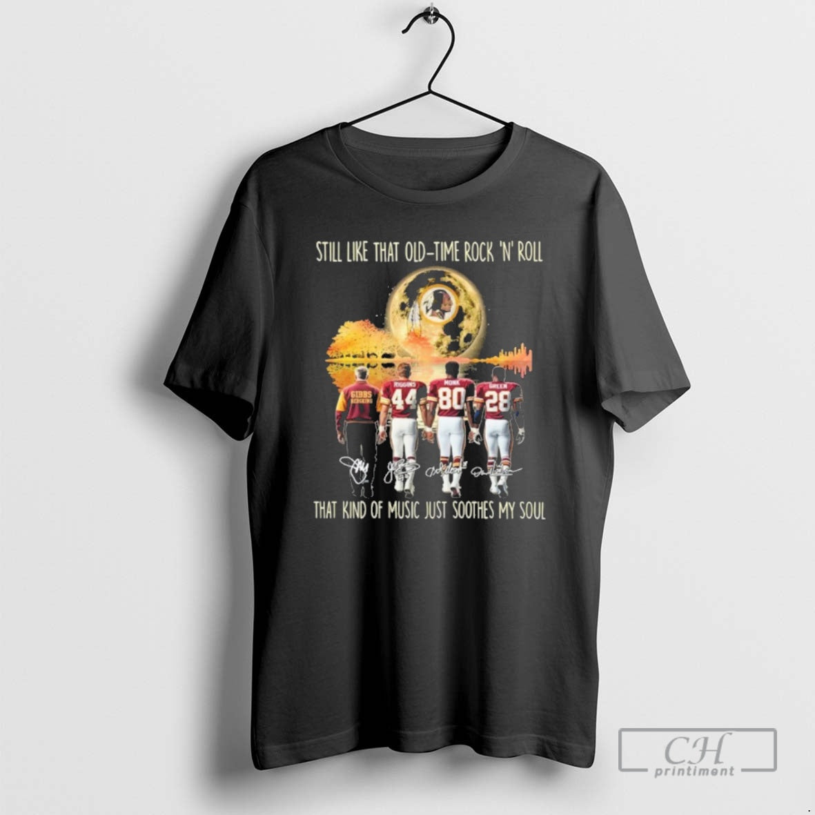 Premium Washington Redskins Still Like That Old Time Rock N Roll That Kind Of Music T-Shirts, Hoodie, Sweatshirt
