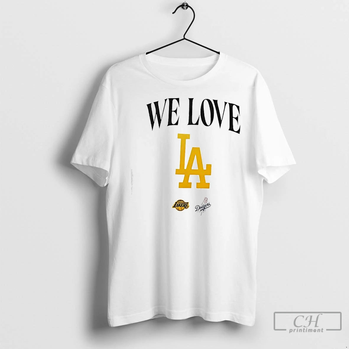 Premium We Love La Lakers And Dodgers Logo T-Shirts, Hoodie, Sweatshirt | InkNestWear.com