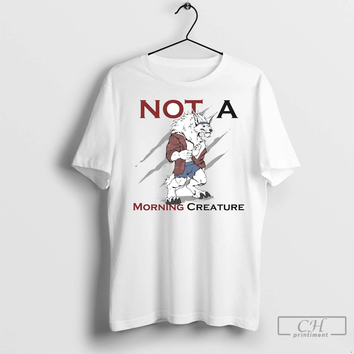 Premium Werewolf Not A Morning Creature T-Shirts, Hoodie, Sweatshirt | InkNestWear.com
