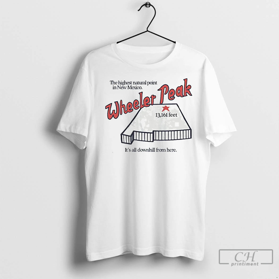 Premium Wheeler Peak The Highest Natural Point In New Mexico T-Shirts, Hoodie, Sweatshirt | InkNestWear.com