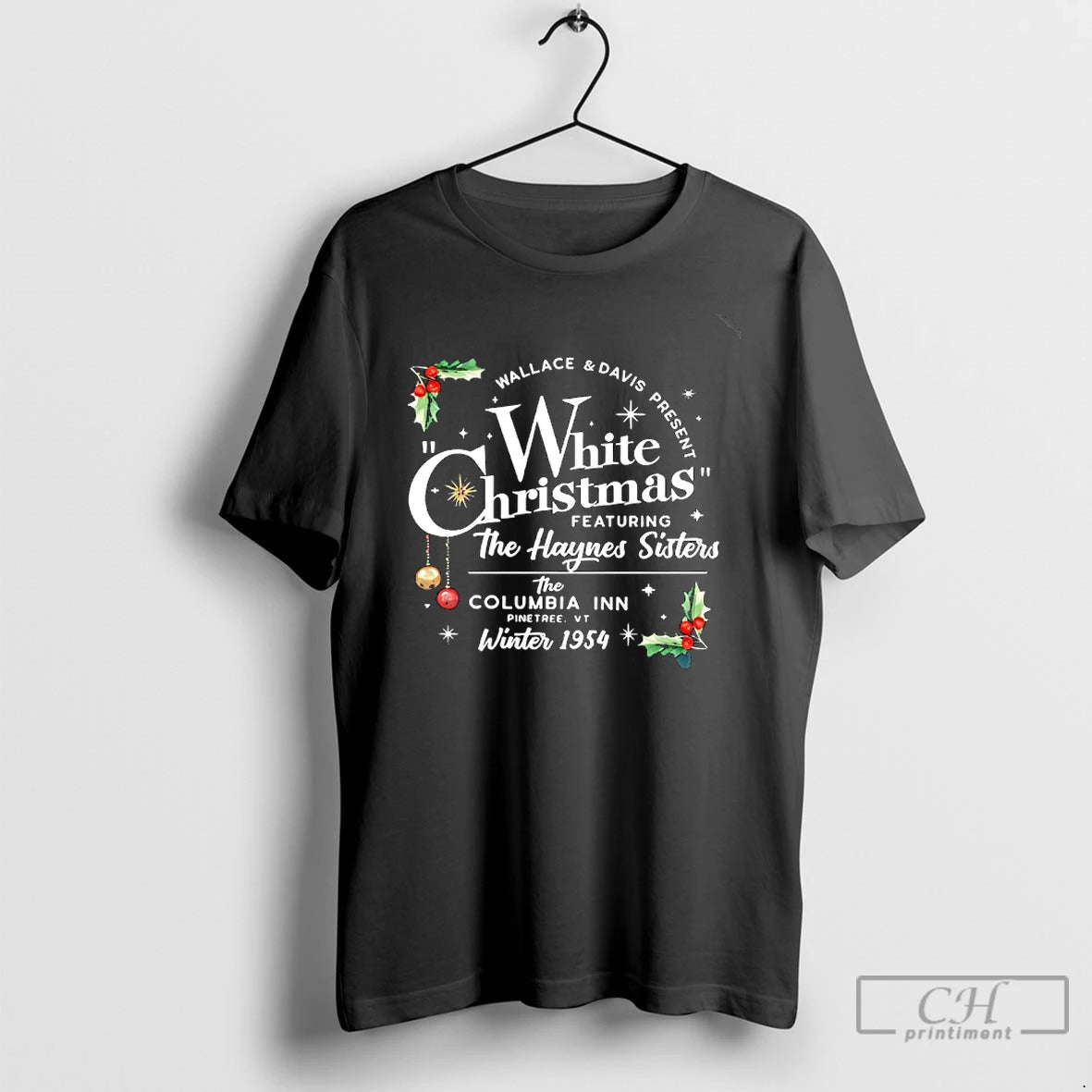 Premium White Christmas Featuring The Haynes Sisters T Shirts Hoodie, Sweatshirt | InkNestWear.com