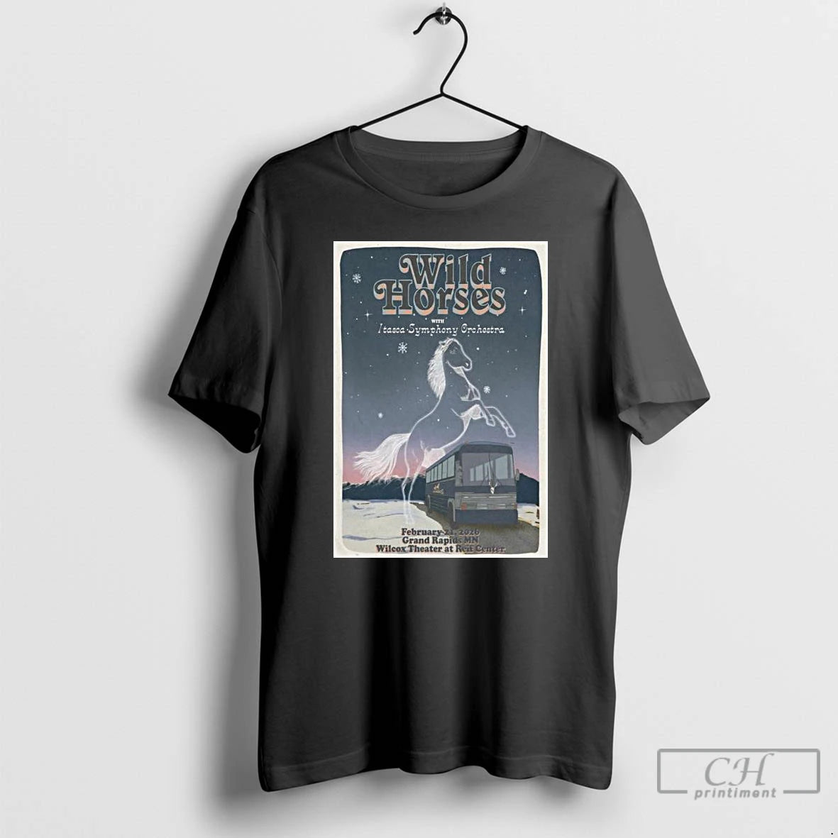 Premium Wild Horses At Wilcox Theater At Reif Center On Feb 21 2026 Long Sleve T-Shirts, Hoodie, Sweatshirt | InkNestWear.com