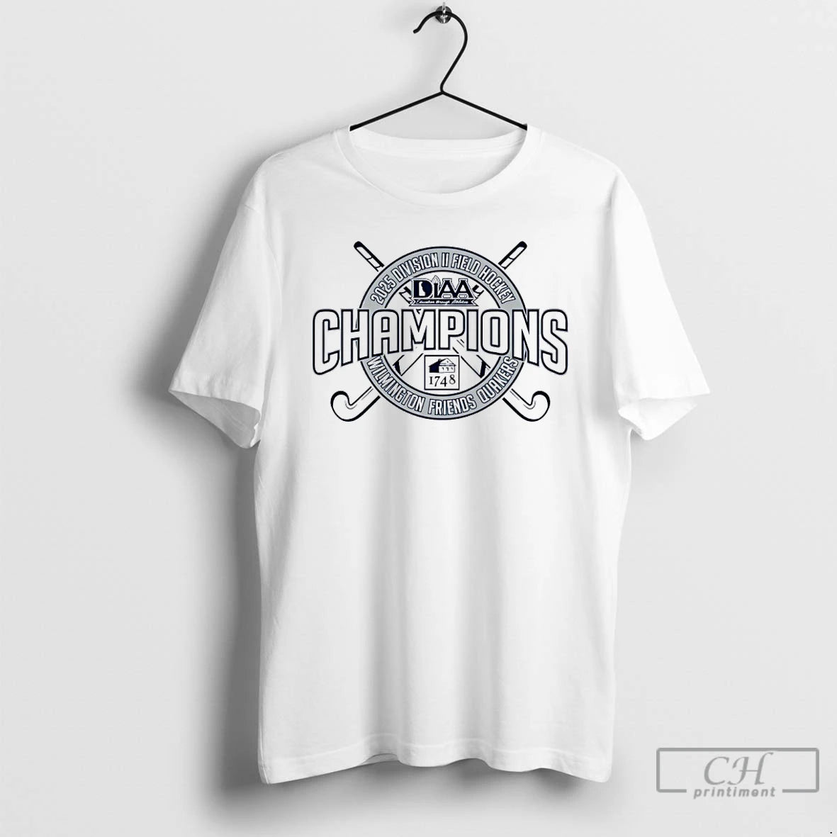 Premium Wilmington Friends Quakers 2025 Diaa Field Hockey Champions T Shirts Hoodie, Sweatshirt | InkNestWear.com