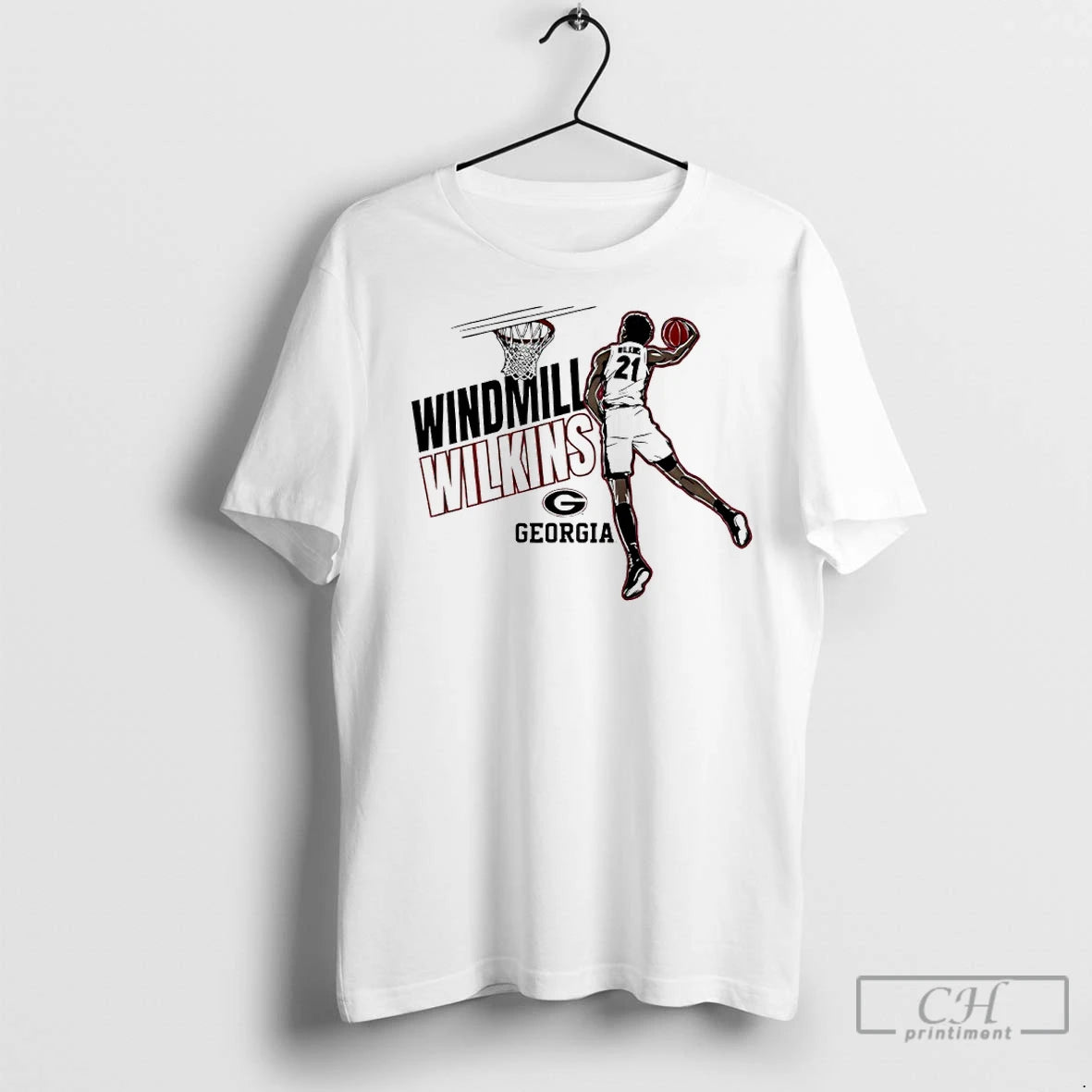 Premium Windmill Jake Wilkins Georgia Bulldogs Basketball T-Shirts, Hoodie, Sweatshirt | InkNestWear.com