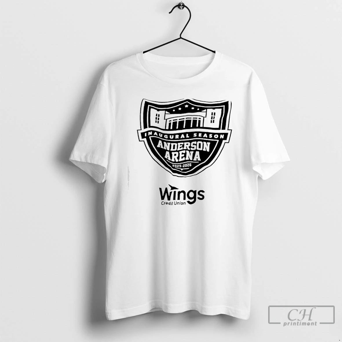 Premium Wings Anderson Arena Inaugural Season 2025 2026 Logo T Shirts Hoodie, Sweatshirt | InkNestWear.com