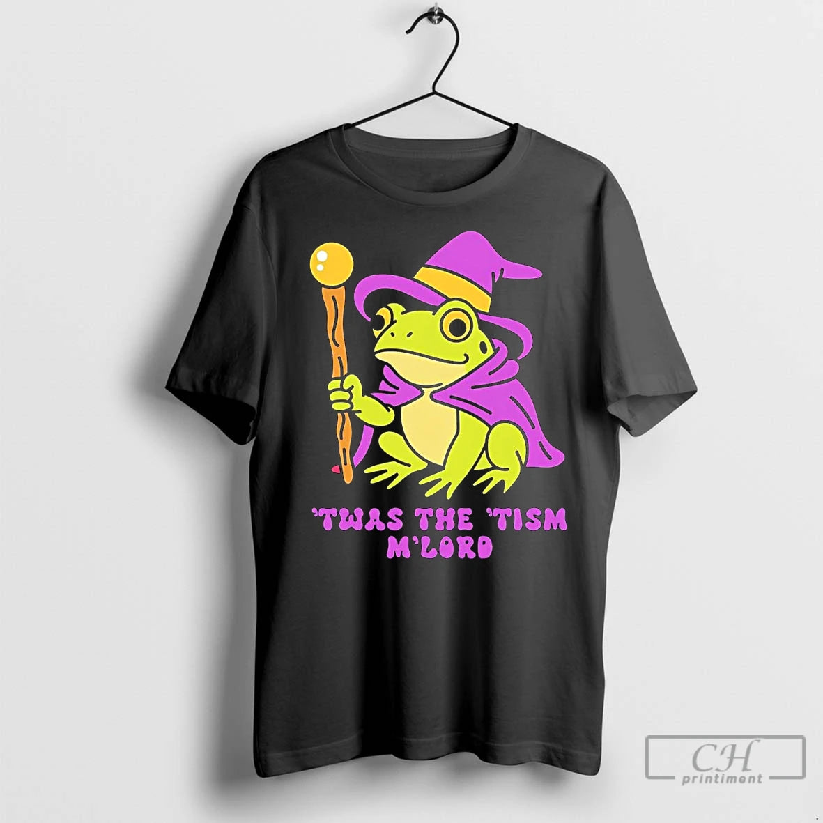 Premium Wizard Frog Twas The Tism Mlord T-Shirts, Hoodie, Sweatshirt | InkNestWear.com