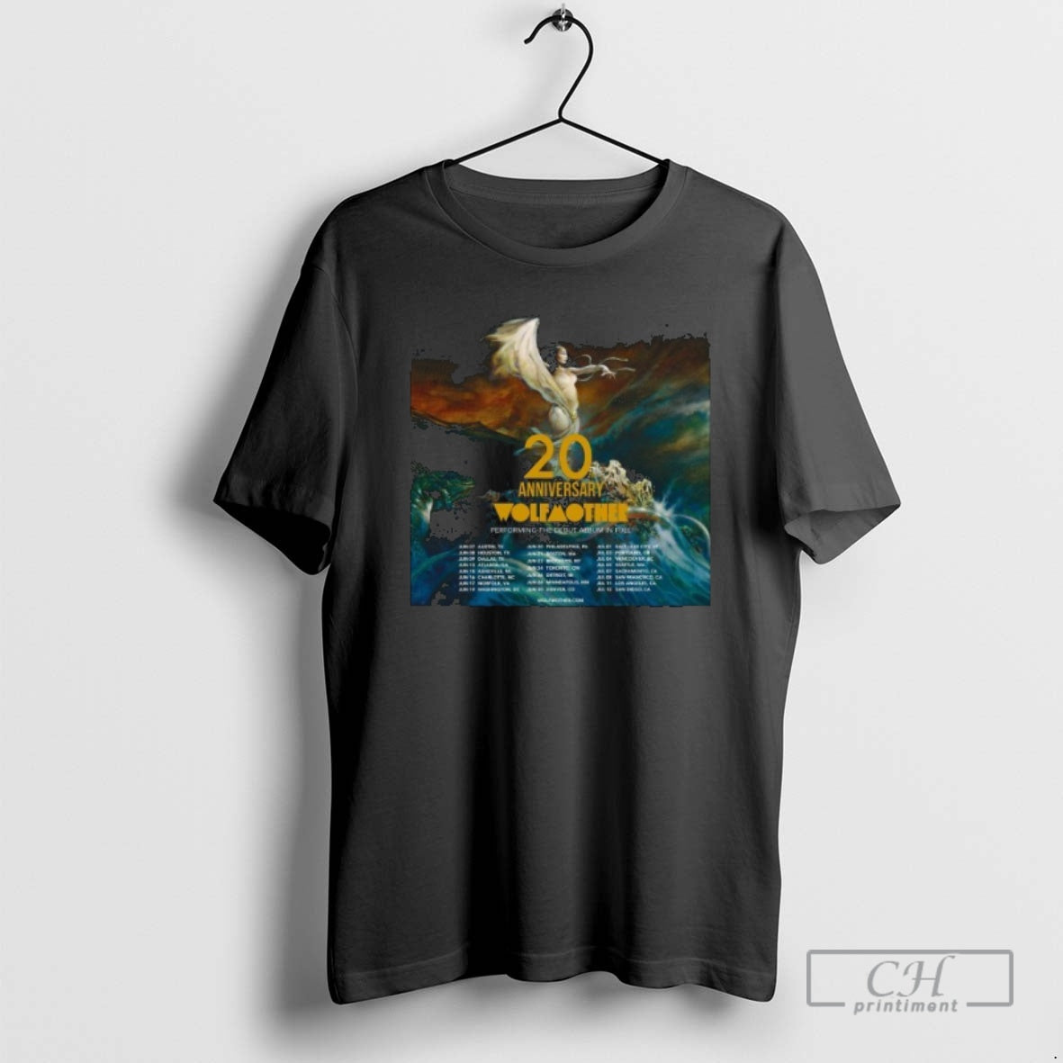 Premium Wolfmother 20th Year Anniversary Performing The Debut Album In Full First Album In The T-Shirts, Hoodie, Sweatshirt
