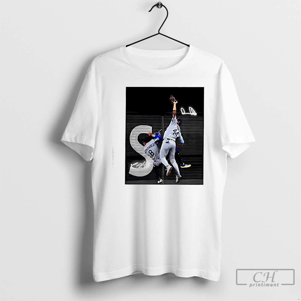 Premium World Series Game 7 Andy Pages Kike Hernandez Signatures T Shirts Hoodie, Sweatshirt | InkNestWear.com