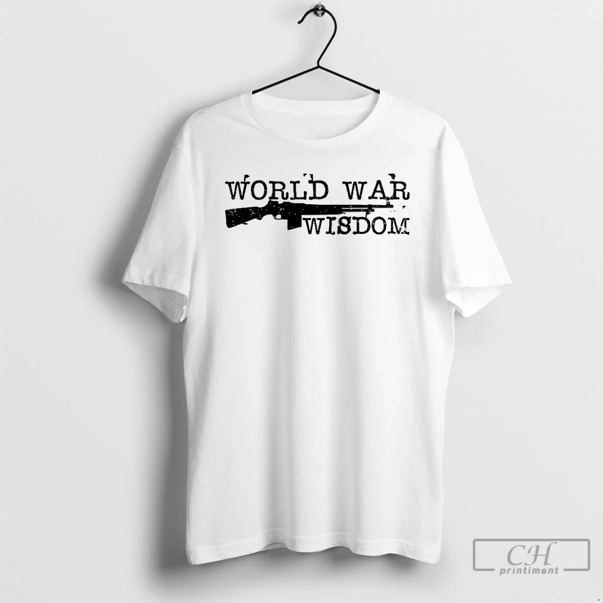 Premium World War Wisdom Rifle Silhouette T Shirts Hoodie, Sweatshirt | InkNestWear.com
