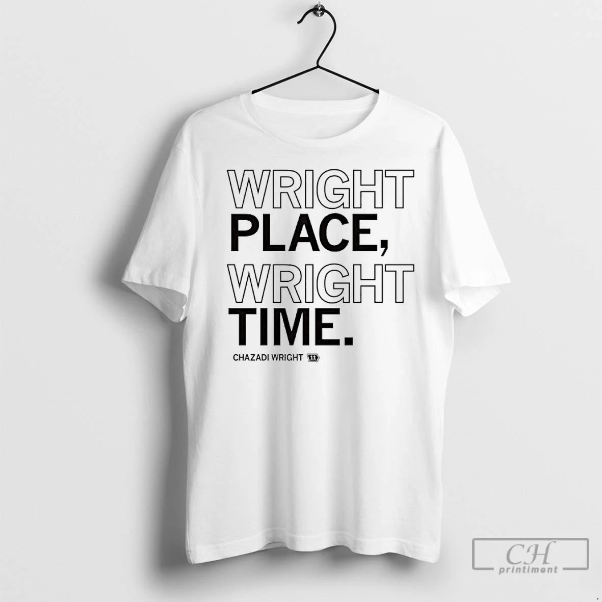 Premium Wright Place Wright Time Chazadi Wright Iowa Hawkeyes T-Shirts, Hoodie, Sweatshirt | InkNestWear.com