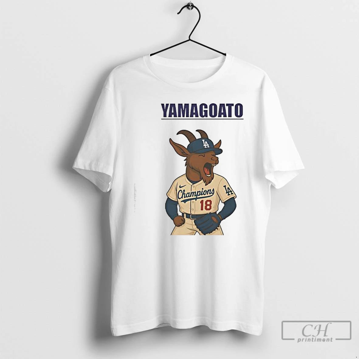 Premium Yamagoato Champions Goat 18 Graphic T Shirts Hoodie, Sweatshirt | InkNestWear.com