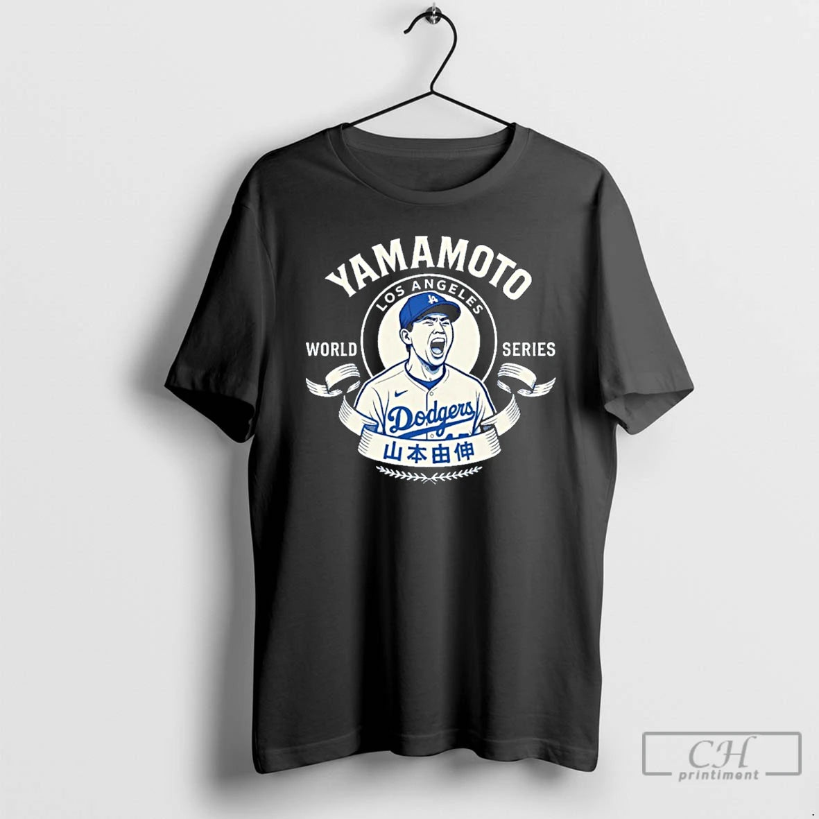 Premium Yamamoto Los Angeles Dodgers T Shirts Hoodie, Sweatshirt | InkNestWear.com