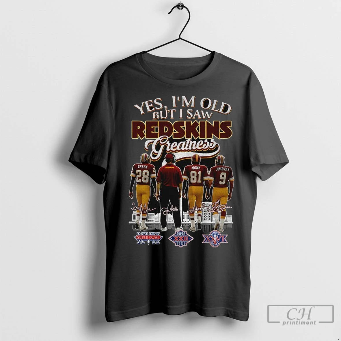 Premium Yes Im Old But I Saw Redkins Greatness Washington Redskins T-Shirts, Hoodie, Sweatshirt | InkNestWear.com