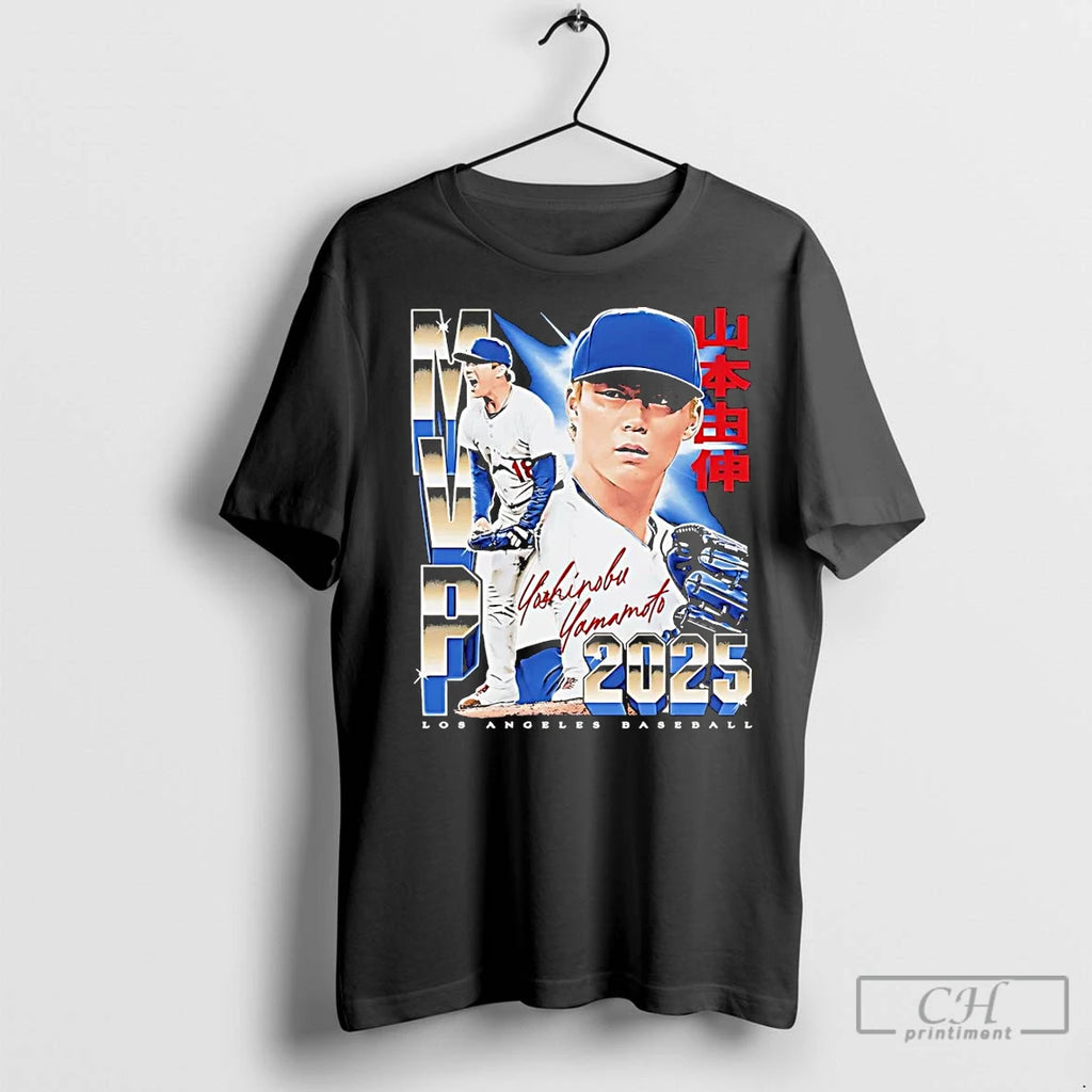 Premium Yoshinobu Yamamoto 2025 Champs Mvp La Dodgers T-Shirts, Hoodie, Sweatshirt | InkNestWear.com