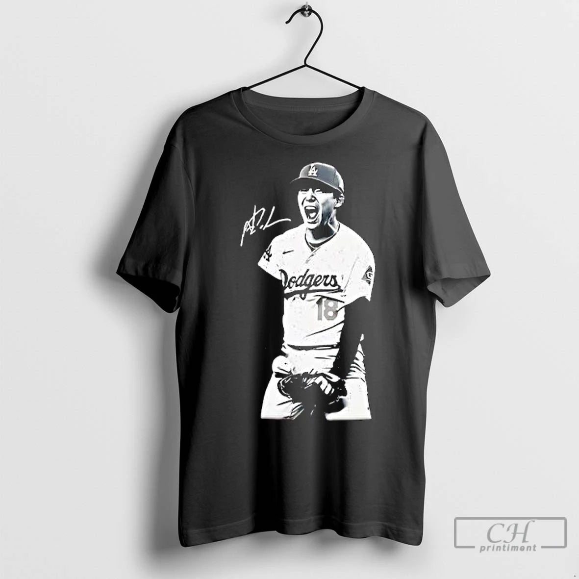 Premium Yoshinobu Yamamoto Dodgers Signature T-Shirts, Hoodie, Sweatshirt | InkNestWear.com