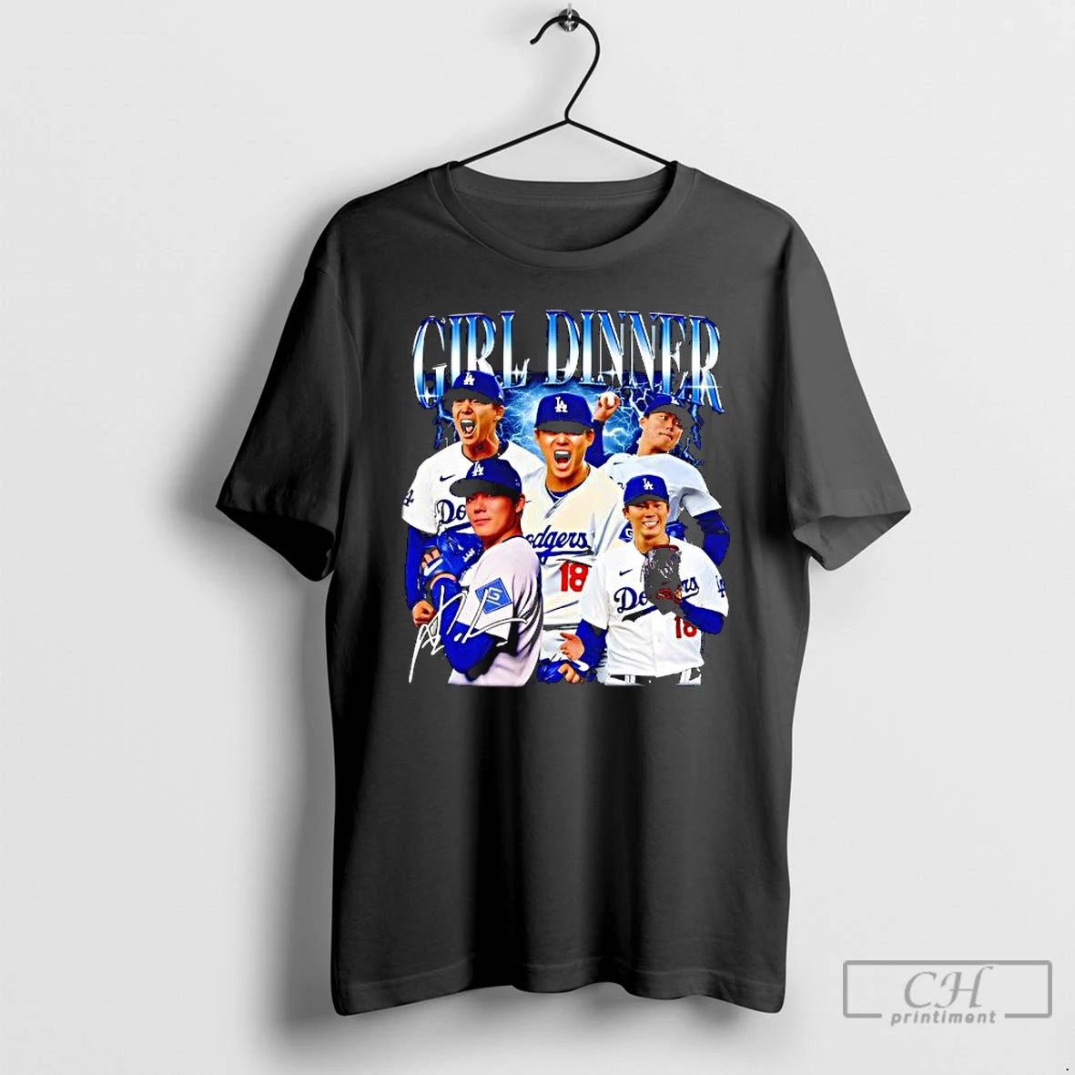 Premium Yoshinobu Yamamoto Dodgers Signature T Shirts Hoodie, Sweatshirt | InkNestWear.com